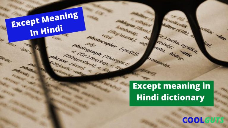 Except Meaning In Hindi Learn With Amazing 6 Examples