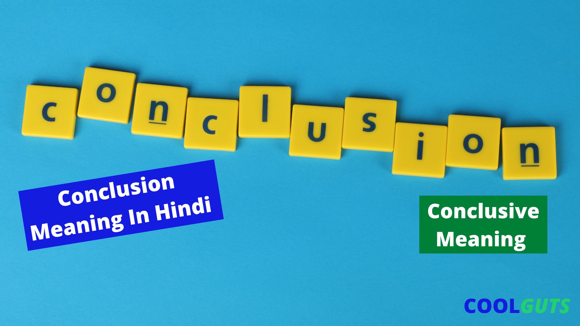 Meaning Of Conclusion in Hindi